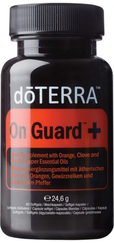 dōTERRA On Guard™+ lágyzselatin kapszula Táplálékkiegészítő narancs, szegfűszeg és fekete bors esszenciális olajokkal